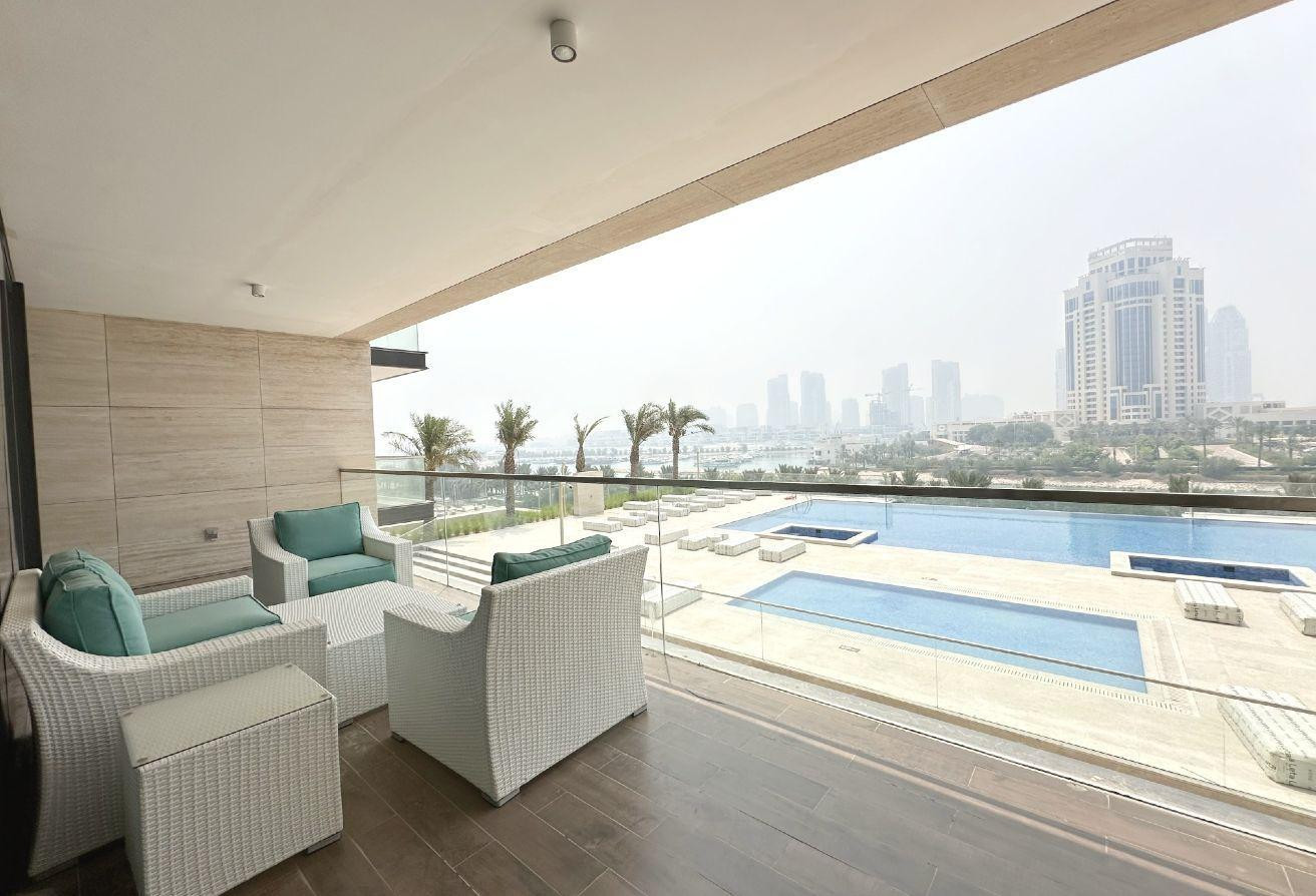 Brand New 3BR | Maid’s Room | Marina View - Apartment in Lusail Residence