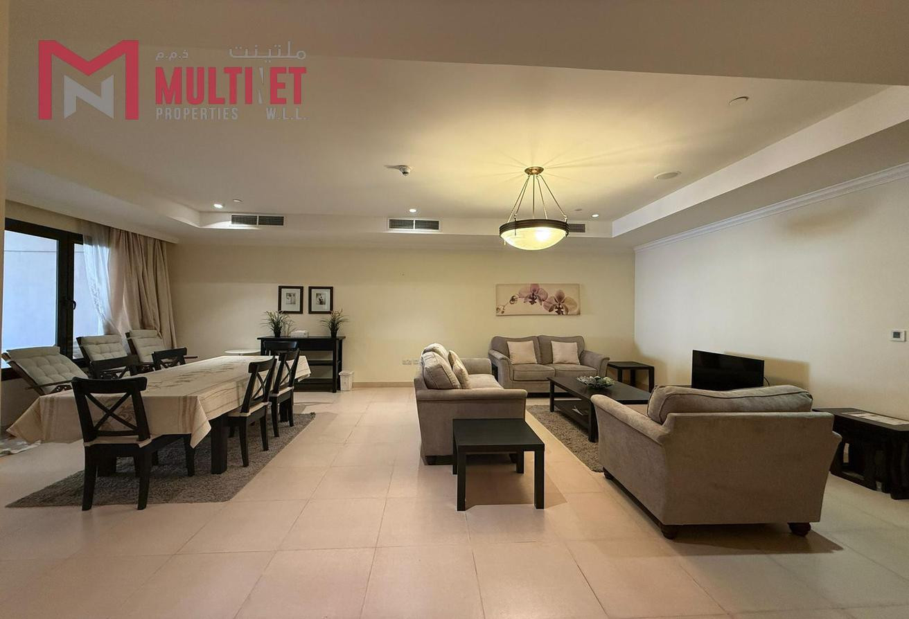 Luxury Furnished 1BHK in The Pearl | 8.5K Incl.