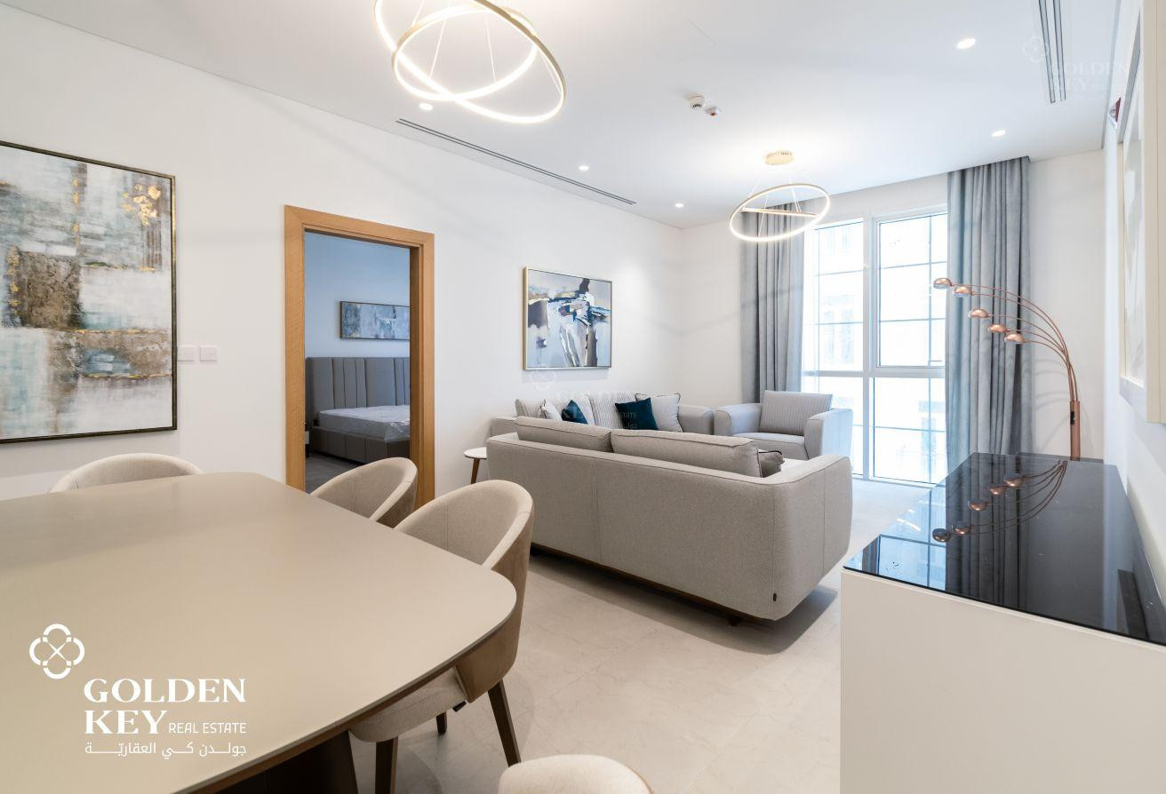 Bill Included| Premium Tower| 2BR+Maid | Furnished - Apartment in The Garden