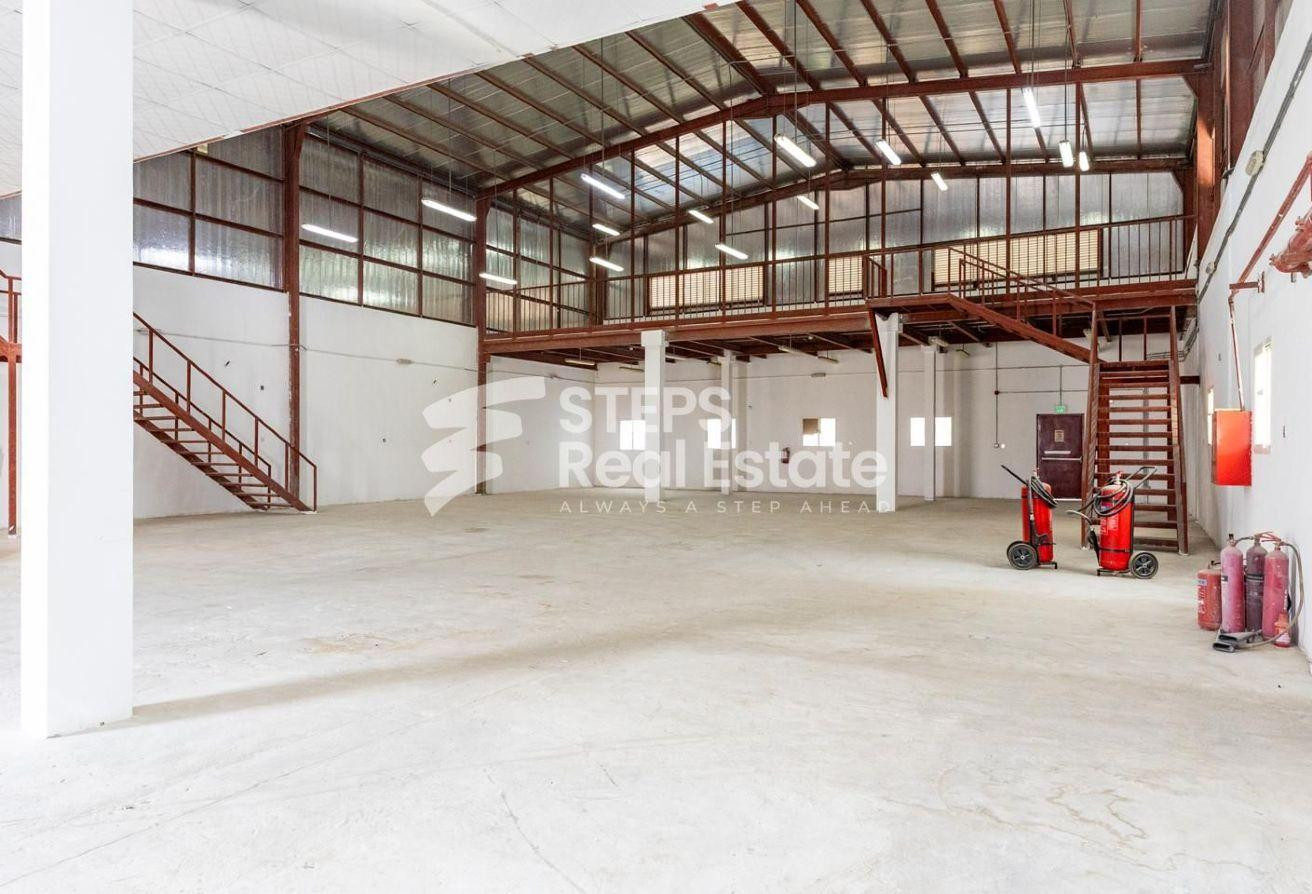 700 SQM Licensed Garage with Offices - Labor Camp in Industrial Area