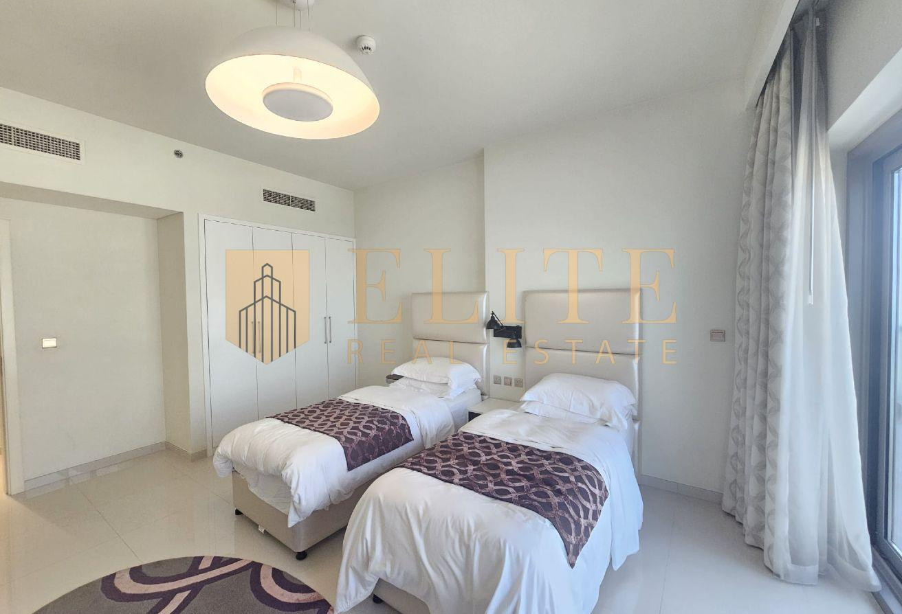 Sea view - Stylish 2-Bedroom FF Lusail - Apartment in Burj DAMAC Waterfront