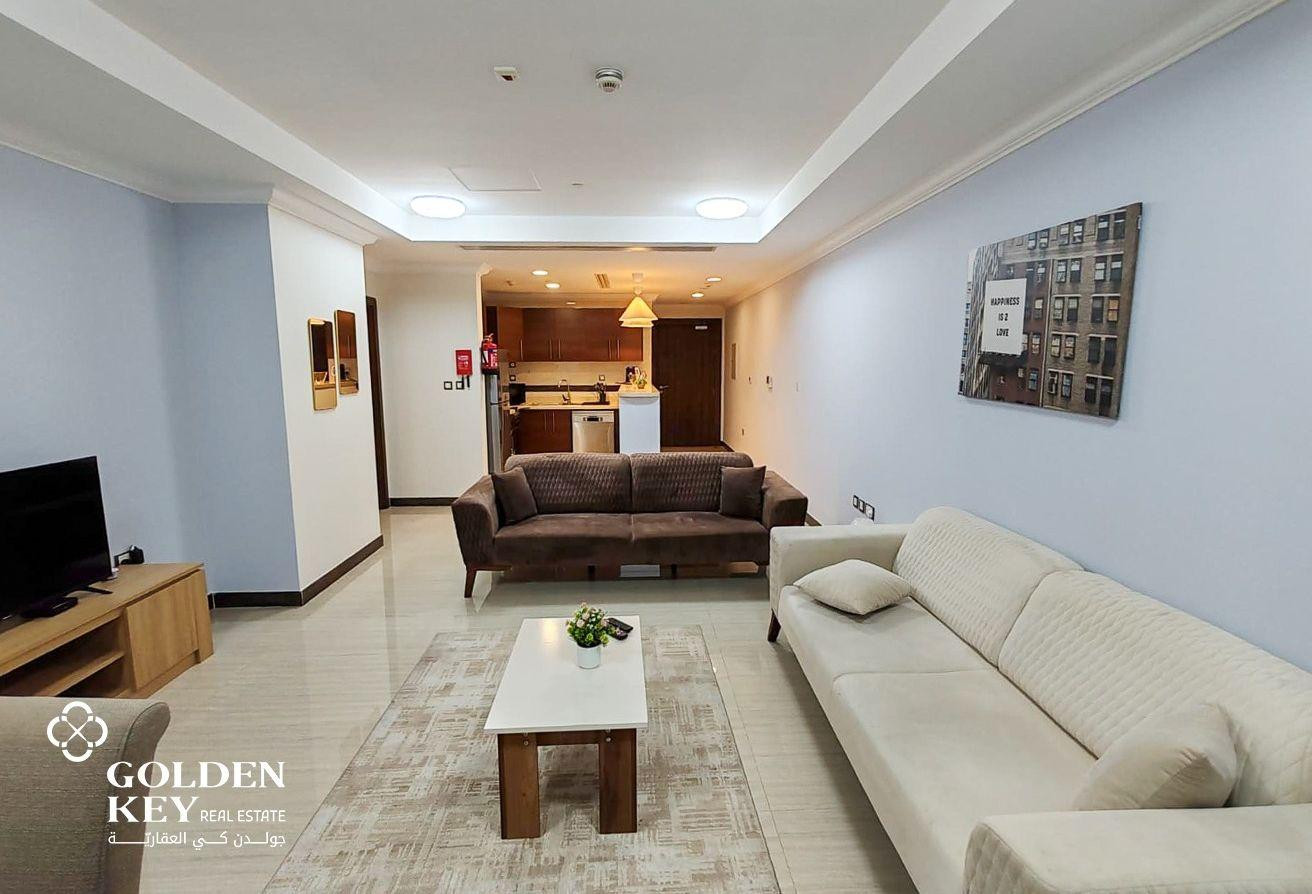 Elegant 1BHK with Balcony for Rent | Furnished - Apartment in West Porto Drive