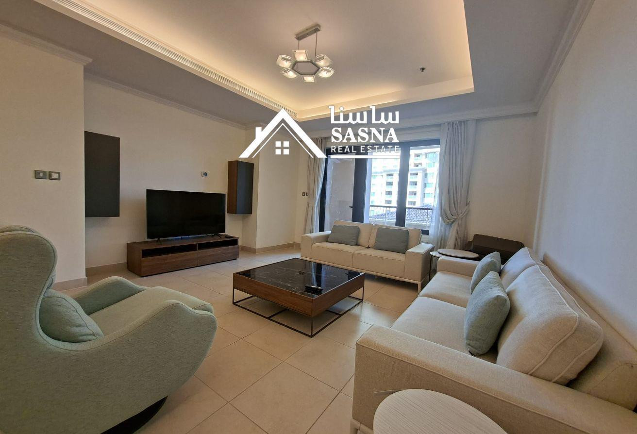 Luxury Furnished 1BHK in The Pearl | 8.5K Incl.