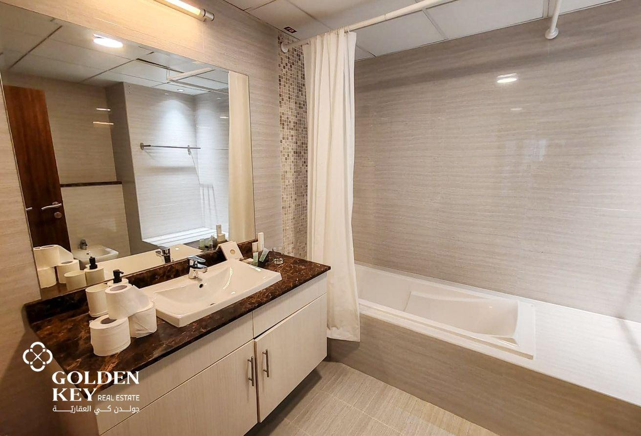Furnished 2BR with Balcony for Rent | Porto Arabia - Apartment in West Porto Drive
