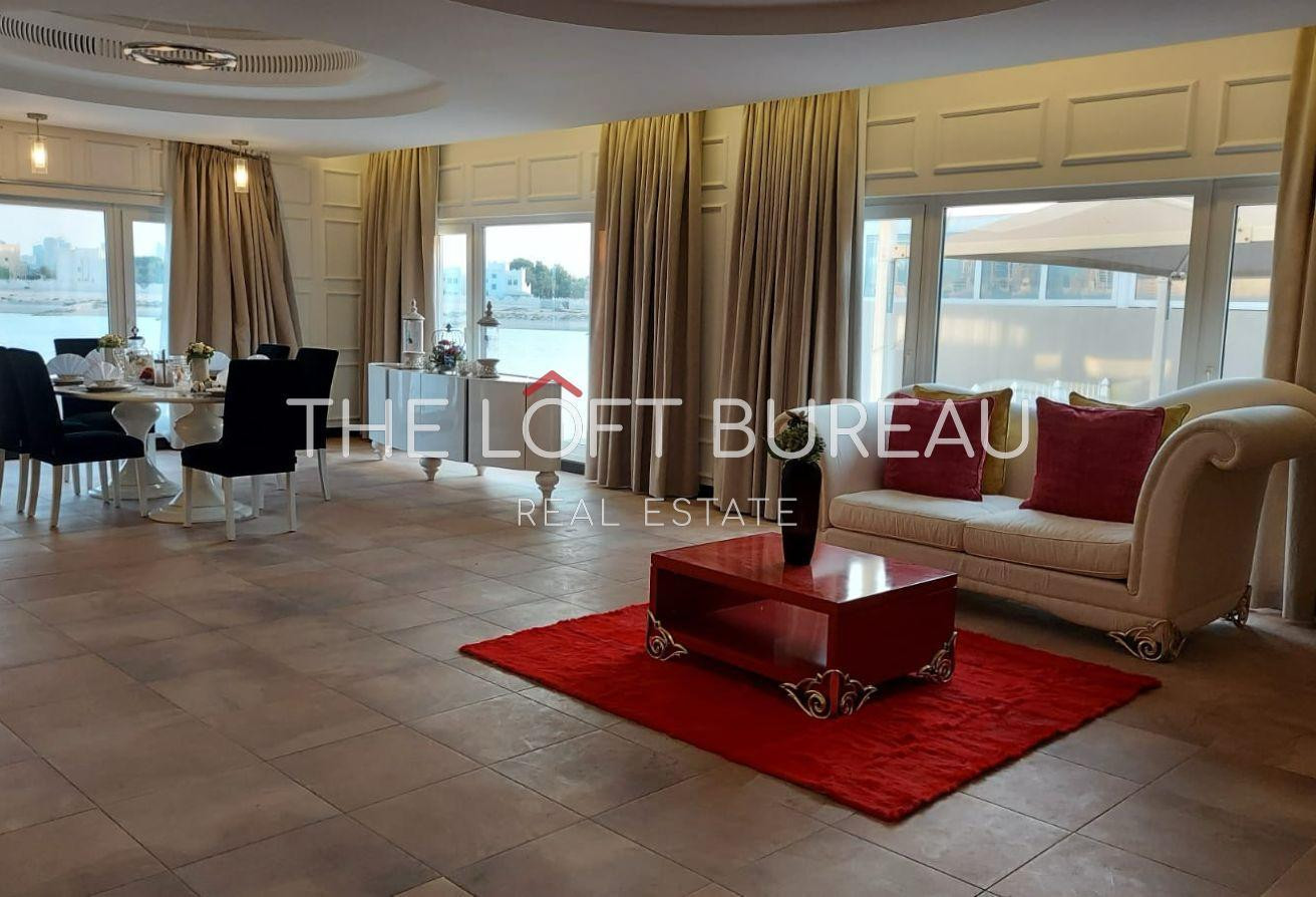 Luxury Waterfront Villa | Furnished | Private Pool - Villa in West Bay Lagoon