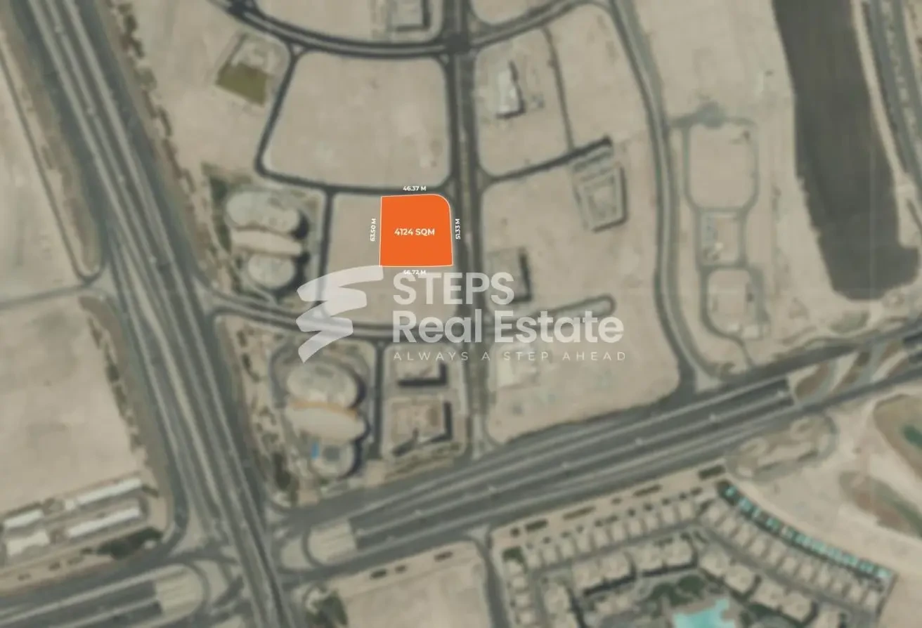 4,124 sqm Corporate Office Land for Sale - Labor Camp in APEX Lusail Commercial Complex