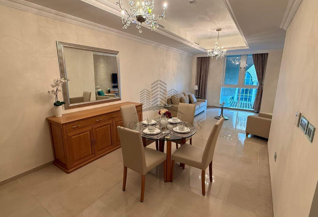 Modern 1-Bedroom Apartment | The Pearl | QAR 9000