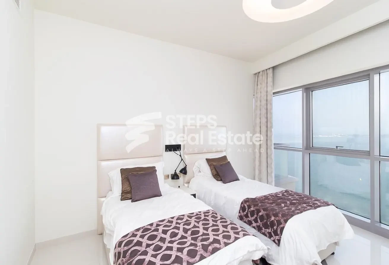 Luxury Apartment with Sea View for Rent in Lusail - Apartment in Burj DAMAC Waterfront