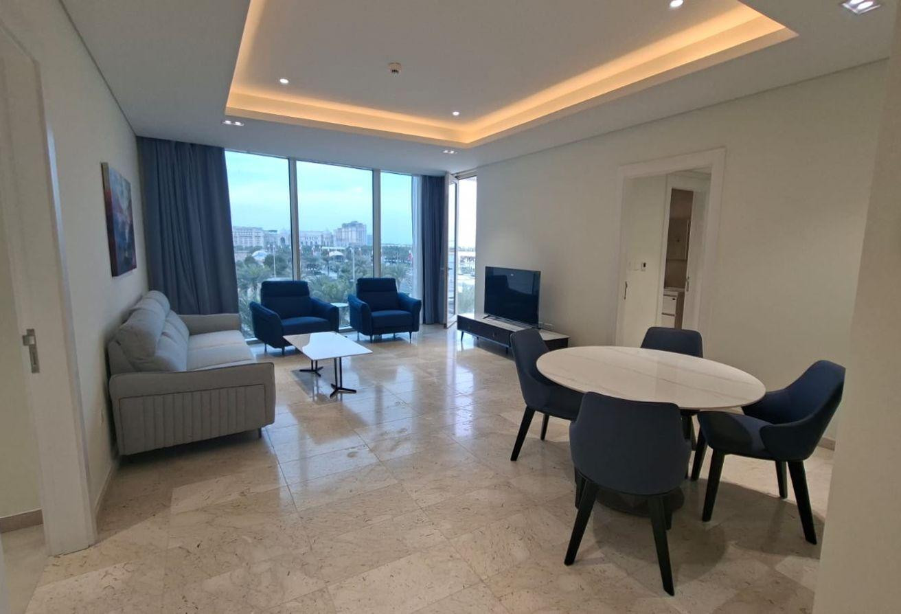 1 month free included bills 2 bhk in marina lusail - Apartment in Marina District