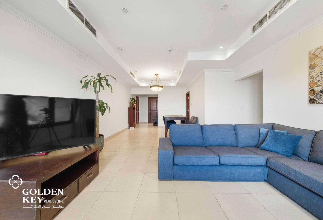 Marina View | Furnished 2BR for Rent| Porto Arabia