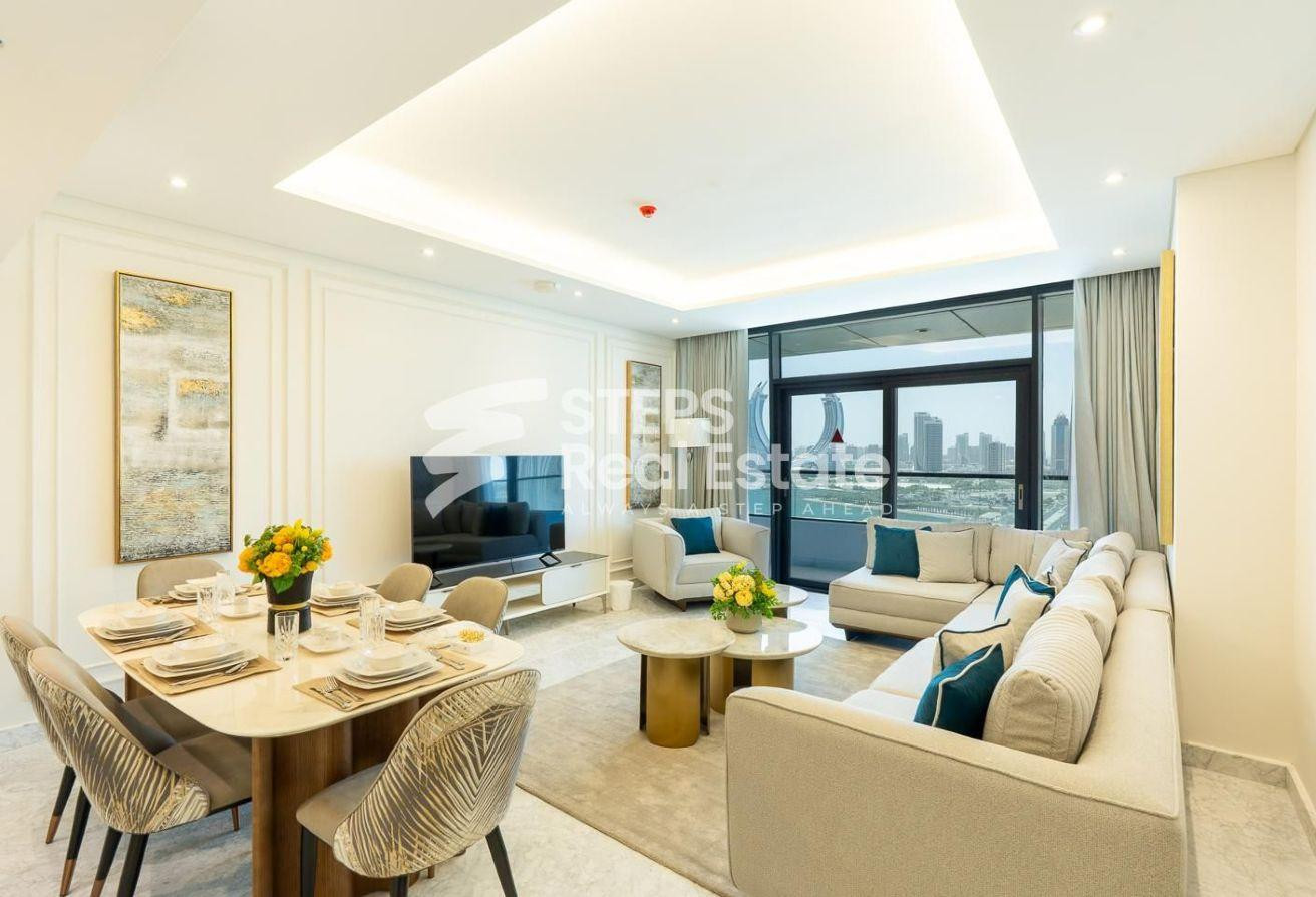 Elegant Apartment with Balcony in Lusail - Apartment in Lusail Residence