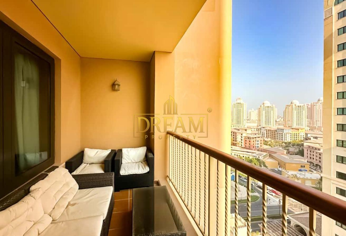 Fully Furnished Studio | Bills Included | Balcony - Studio Apartment in Porto Arabia