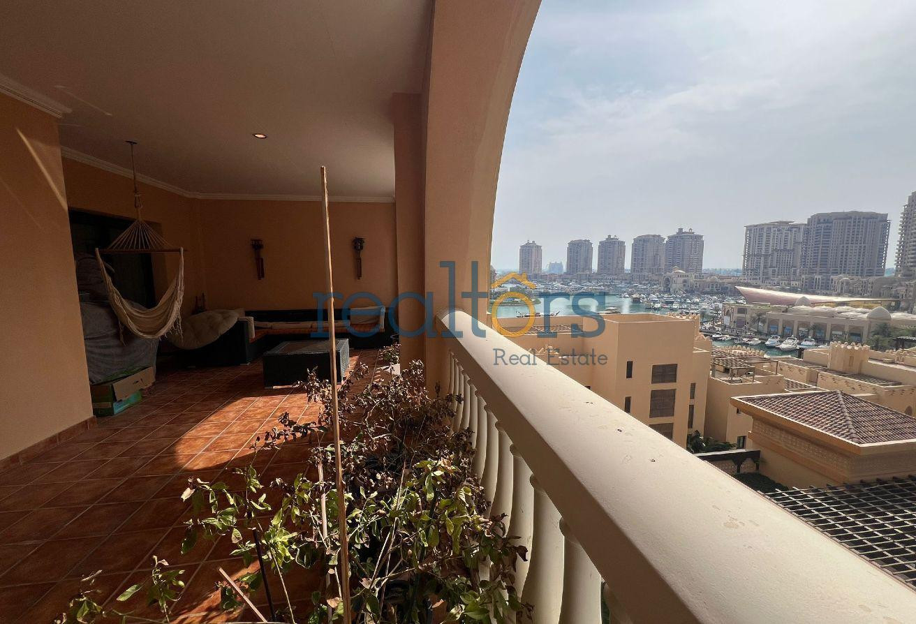 Luxury Furnished 1BHK in The Pearl | 8.5K Incl.