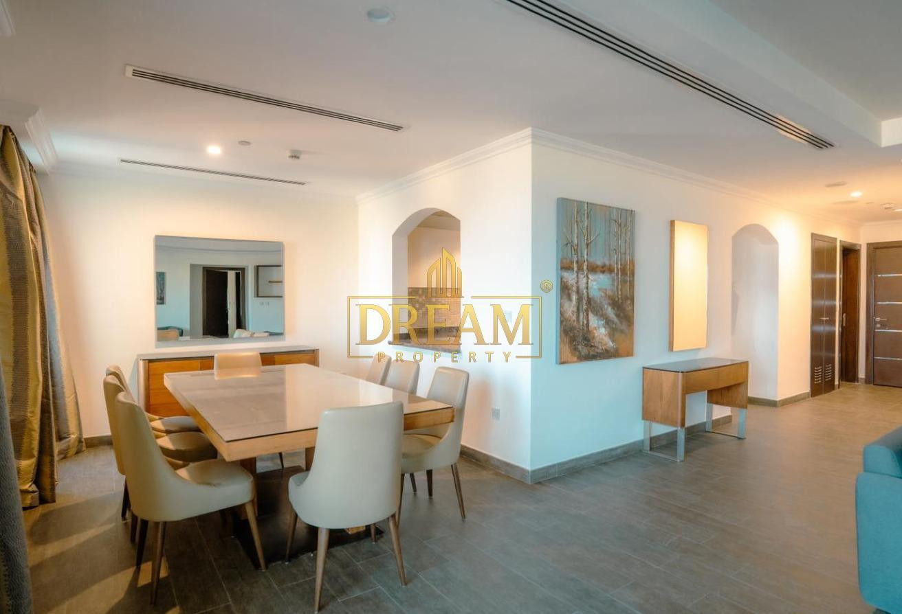 Stunning 2 BHK with Sea View | Fully Furnished - Apartment in Porto Arabia