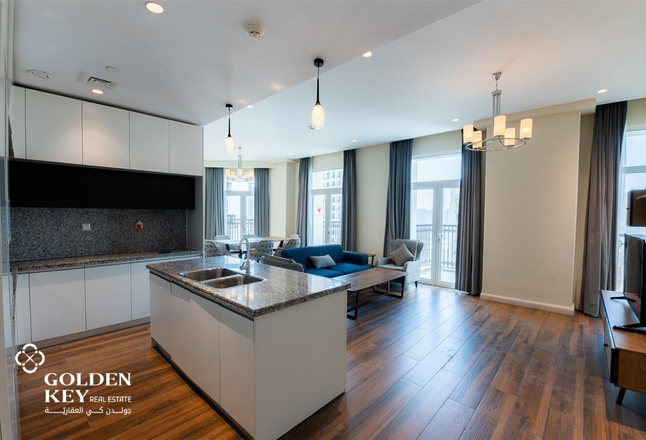 Bills Included | Furnished 2BR+Maid | The Pearl - Apartment in The Garden